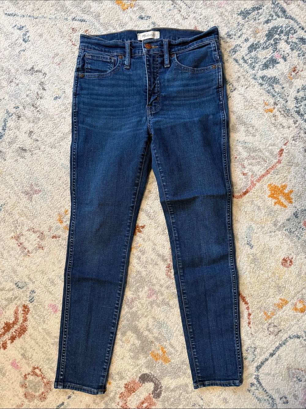 Madewell Skinny Jeans in Dark Blue Wash